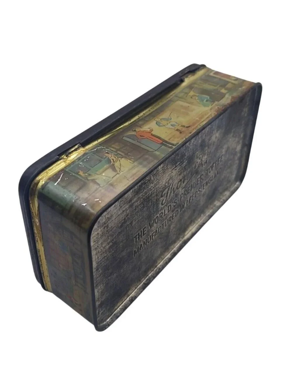Thornes Toffee Dickensian Memories Advertising Tin England Collectible Vintage